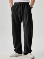 JMIERR Men's Casual Baggy Pants Wide Leg Travel Pants Streetwear Joggers with Pockets - Image 3