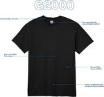 Gildan Adult Ultra Cotton T-Shirt, Style G2000, Multipack - Image 2