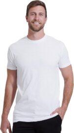 True Classic Mens T-Shirts  Short Sleeve Crew Neck T Shirts for Man, Cotton Blend Plain Novelty Men's T-Shirts - Image 6