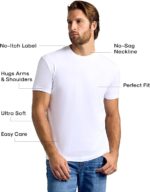 True Classic Mens T-Shirts  Short Sleeve Crew Neck T Shirts for Man, Cotton Blend Plain Novelty Men's T-Shirts - Image 5