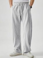JMIERR Men's Casual Baggy Pants Wide Leg Travel Pants Streetwear Joggers with Pockets - Image 4