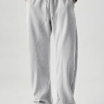 JMIERR Men's Casual Baggy Pants Wide Leg Travel Pants Streetwear Joggers with Pockets